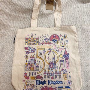 Magic Kingdom 50th Anniversary Starbucks Tote